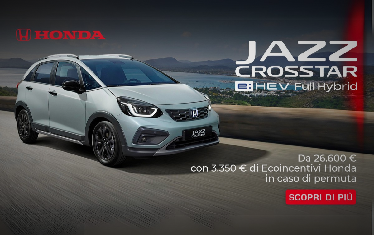 Cric A Pantografo Universale Con Asta Girevole - Portata 2 Tonnellate (2000 Kg) Per Auto, Compatibile Con Honda Jazz, Base In Acciaio